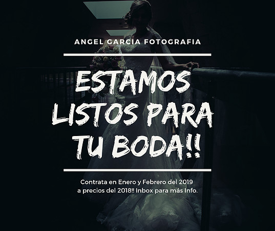 Estamos listos para tu boda! 2019